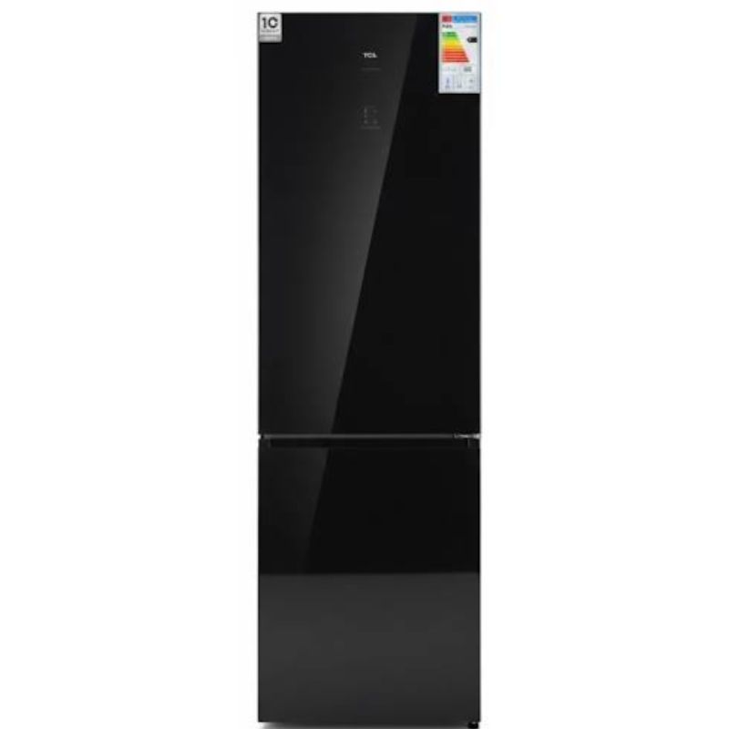Réfrigérateur combiné No Frost – verre blanc – TCL P593BFWG
